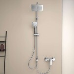 IDEAL STANDARD - Idealrain Cube Sprchový set 200, 1 proud, chrom A5862AA