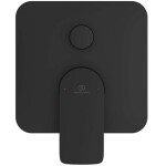 IDEAL STANDARD - Ceralife C Baterie pod omítku, pro 2 spotřebiče, hedvábná černá BE063XG