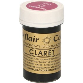 Sugarflair Gelová barva (Claret) 25g