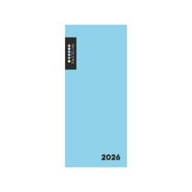 Týdenní diář 2026 Karton P+P kapesní - PVC PASTELINI modrá