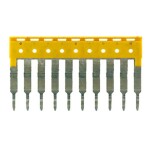 Weidmüller Z-series, Accessories, Cross-connector, For the terminals, No. of poles: 2 ZQV 2.5/2 1608860000-60 žlutá 60 ks