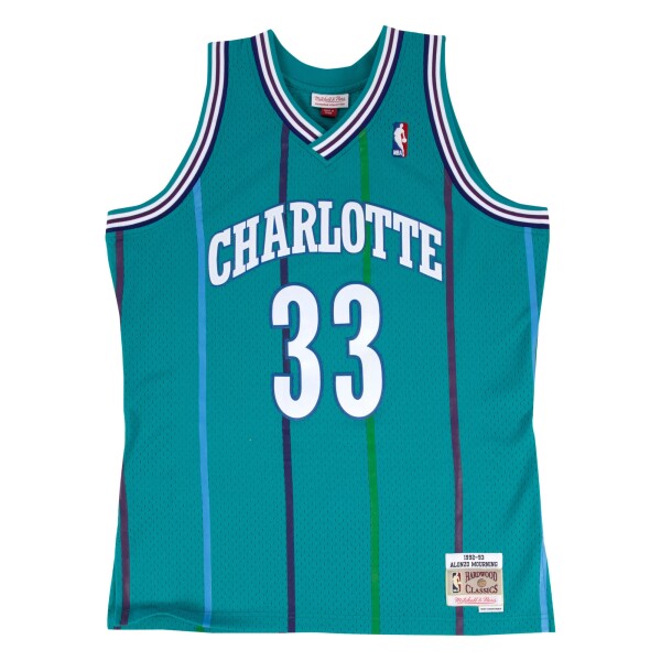 Mitchell & Ness Pánský dres Charlotte Hornets NBA Alonzo Mourning #33 1992-93 Swingman Velikost: L