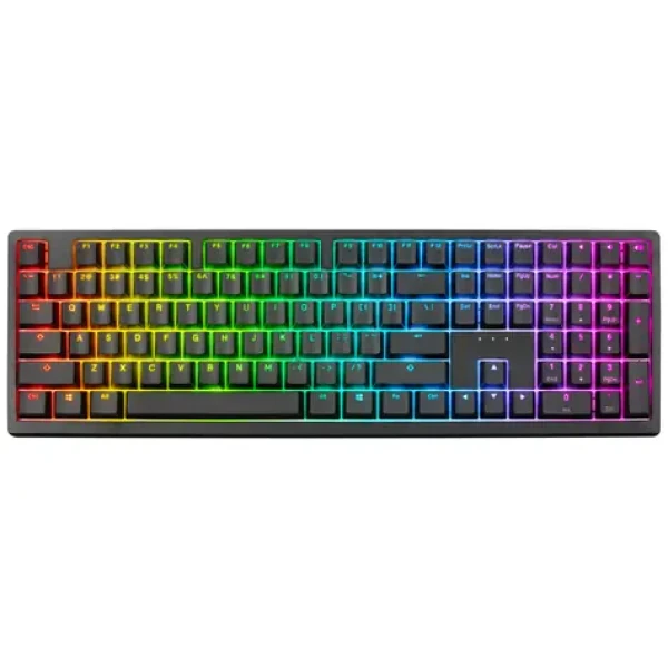 Ducky Zero 6108 Cherry MX2A-Blue černá / herní klávesnice / bezdrátová / 2.4 GHz / USB-C / Bluetooth / US (DKZE2408ST3-CCUSPDOECL1AW1)