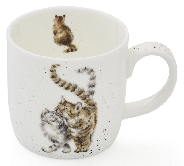 Porcelánový hrnek Wrendale Designs Feline Good, 0,31 l - Kočky