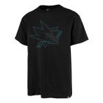 47 Brand Pánské Tričko San Jose Sharks Imprint Echo Tee Dark Velikost: S