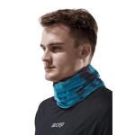 CEP Logo Bandana blue grey - Běžecký multifunkční nákrčník CEP - ledově modrá / šedá