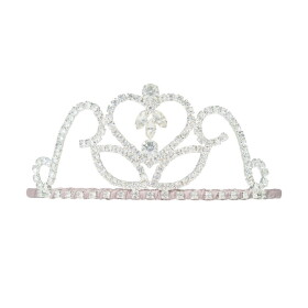 MIMI & LULA Dětská korunka Princess Tiara, stříbrná barva, kov