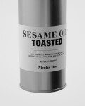 Nicolas Vahé Bio pražený sezamový olej 250 ml, stříbrná barva, kov