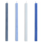 HAY Svíčky Square Candle set 4ks, blues