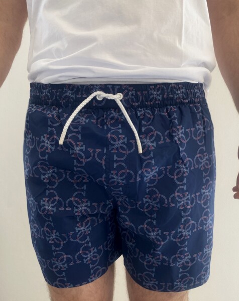 Pánské plavkové šortky Guess 02T03 modrá