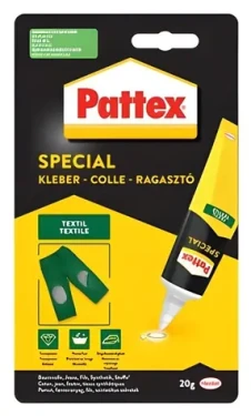 Pattex Speciální lepidlo na tkané textilie 20 g / Lepidlo / Gel / Bez rozpouštědel (9H PXST1)