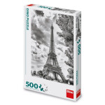 Puzzle 500 Černobílá Eiffelova věž