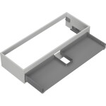 MEXEN - Box-A skříňka pro umyvadlo 120, 1 šuplík, šedý mat 91AX0-1200-235-1-62