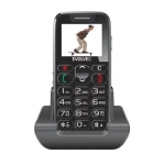 EVOLVEO EasyPhone XR + stojánek černá / 2.3" / 0.3MP / SOS / microSDHC (EP-601-XR-BK)