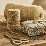 Ib Laursen Jutový provázek Natural 400 m, přírodní barva