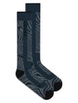 ICEBREAKER Mens Merino Ski+ Medium OTC Mountain Contour, Abyss/Black/Snow (vzorek) velikost: M