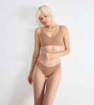 Dámská podprsenka ZERO Feel 2.0 Soft bra - BROWN - sv. hnědá 00CM - SLOGGI BROWN L2