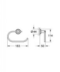 GROHE - Essentials Authentic Držák toaletního papíru, chrom 40657001