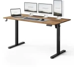 SENSE7 NOJO LIGHT Pracovní stůl černá-dub / elektricky nastavitelná výška / 140 x 70cm / nosnost 70kg (5902659847997)