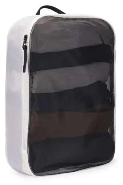 Thule Packing Cube M TPCS202 bílá / Cestovní organizér / Síťovaný vršek / Zip YKK / Recyklovaný nylon (3205572)