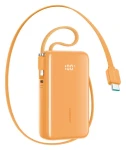 Joyroom JR-PR2 oranžová / Powerbanka / 10000mAh / 35W / 1x USB-C / 1x USB-C 1x Lightning kabel