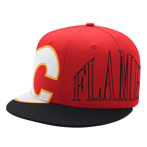 Starter Pánská kšiltovka Calgary Flames NHL Big Fan Flat Brim