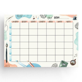 Rodinný týdenní plánovač