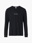 Pánské tričko dlouhým rukávem NM2171E UB1 Černá Calvin Klein Černá
