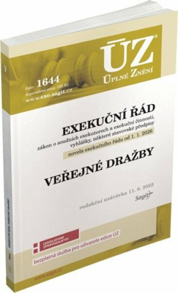 ÚZ 1644 Exekuční řád, Veřejné dražby