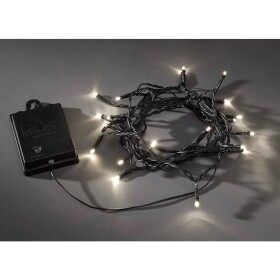 Konstsmide 3724-100 mikro světelný řetěz venkovní na baterii Počet žárovek 40 LED teplá bílá Délka světel: 390 m