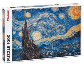 Puzzle Van Gogh Hvězdná noc 1000 dílků