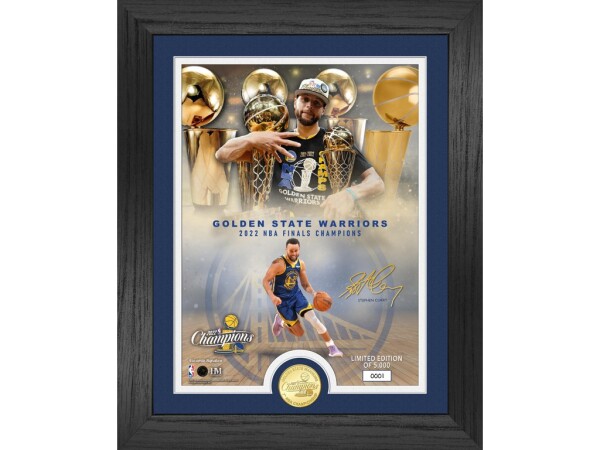 Highland Mint Obraz Golden State Warriors NBA Stephen Curry Coin Photo Mint