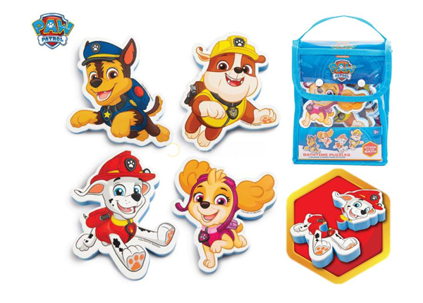 Paw Patrol pěnové puzzle do vany