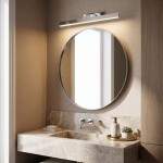 Koupelnové nástěnné LED svítidlo SWE002-1W 58cm CHROME OSW-20101