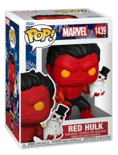 Funko POP!: Red Hulk with Snowman (Marvel)