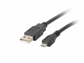 LANBERG Kabel USB 2.0 AM na micro 1.8m černá (CA-USBM-10CC-0018-BK)