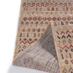 DumDekorace Venkovní koberec na terasu a balkon - béžový v etno stylu Šířka: 140 cm | Délka: 200 cm