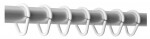 RIDDER - Kroužky na sprchový závěs 12 ks, plast, bílá 1493011