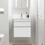 VILLEROY & BOCH - Venticello Umyvadlová skříňka, 60x59x50 cm, 2 zásuvky, Glosy White A92401DH