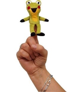 Žabka 8cm - prstový maňásek (Krtek a ka - Zdeněk Miler