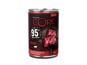 Wellness Core Dog 95% Protein Adult hovězí s brokolicí 400g / Konzerva pro psy (076344118572)