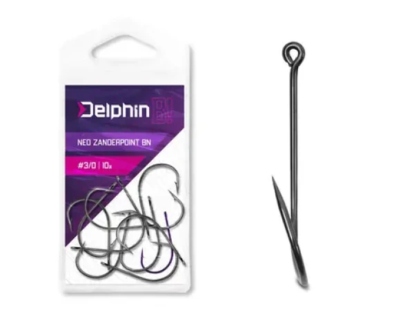 Delphin Háček B! NEO ZanderPoint BN Velikost 2/0 10ks (101005382)