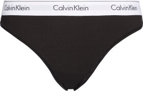 Dámská tanga Plus Size Thong Modern Cotton 000QF5117E001 černá Calvin Klein