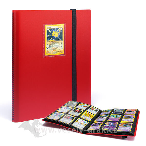 Album na karty Leuchtturm TCG 9-Pocket na 360 karet Slim Red
