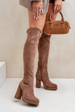 Kozačky na podpatku model 203507 Step in style 39