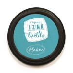 Razítkovací polštářek na textil IZINK textile - tyrkysový