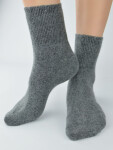 Ponožky Noviti SB 082 Smooth with Angora 36-41 melanžově šedá 36-41