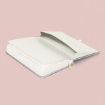 Notes Balacron stříbrný tečkovaný