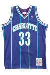 Mitchell & Ness Pánský dres Charlotte Hornets NBA Alonzo Mourning #33 Swingman - Fialová Velikost: M