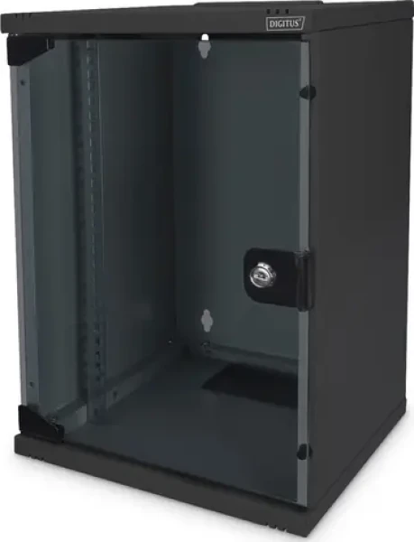 Digitus DN-10-SET-2-B černá / Nástěnná síťová skříň / 10" / 9U / 312x300 mm / IP20 (DN-10-SET-2-B)